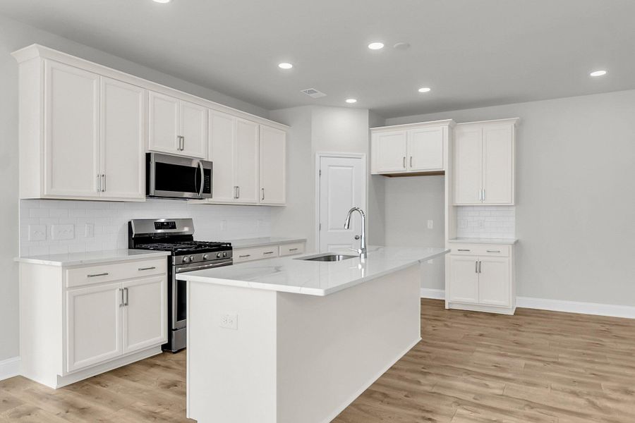 Furnished interior view inside a new home in Sweetgrass Station, Summerville (Image 11).