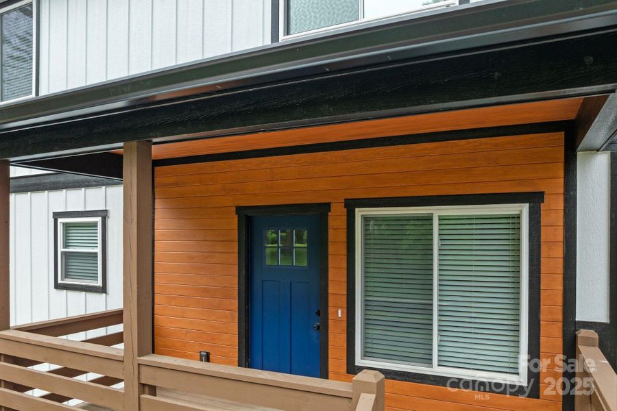 Front exterior of a new home in , Asheville, NC, highlighting curb appeal (Image 26). Front exterior of a new home in , Asheville, NC, highlighting curb appeal (Image 26).