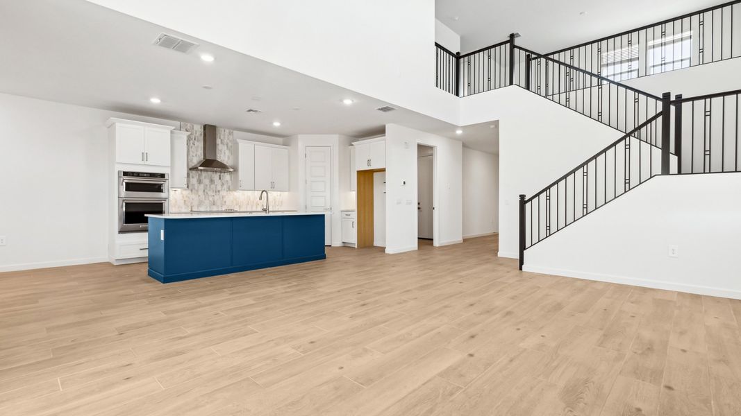 Representative unfurnished interior of a home built from the Phoenician by D.R. Horton in The Ridge at Stone Butte, Phoenix (Image 19). Representative unfurnished interior of a home built from the Phoenician by D.R. Horton in The Ridge at Stone Butte, Phoenix (Image 19).