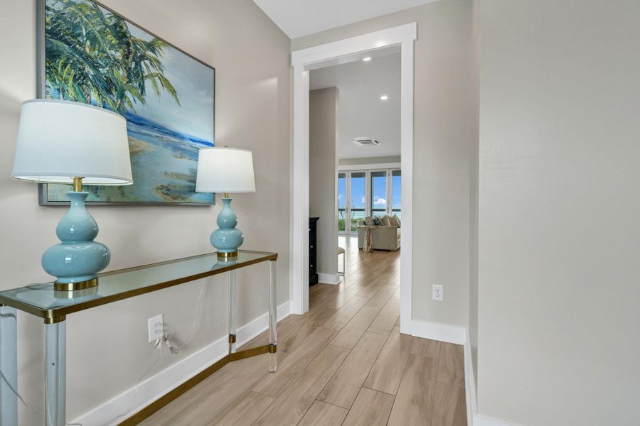 Furnished interior view inside a new home in , Edisto Island (Image 5).