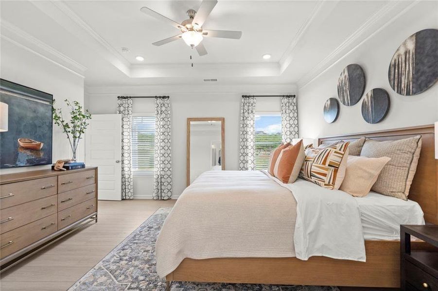 Furnished interior view inside a new home in Laurel Creek, Calhoun (Image 26).