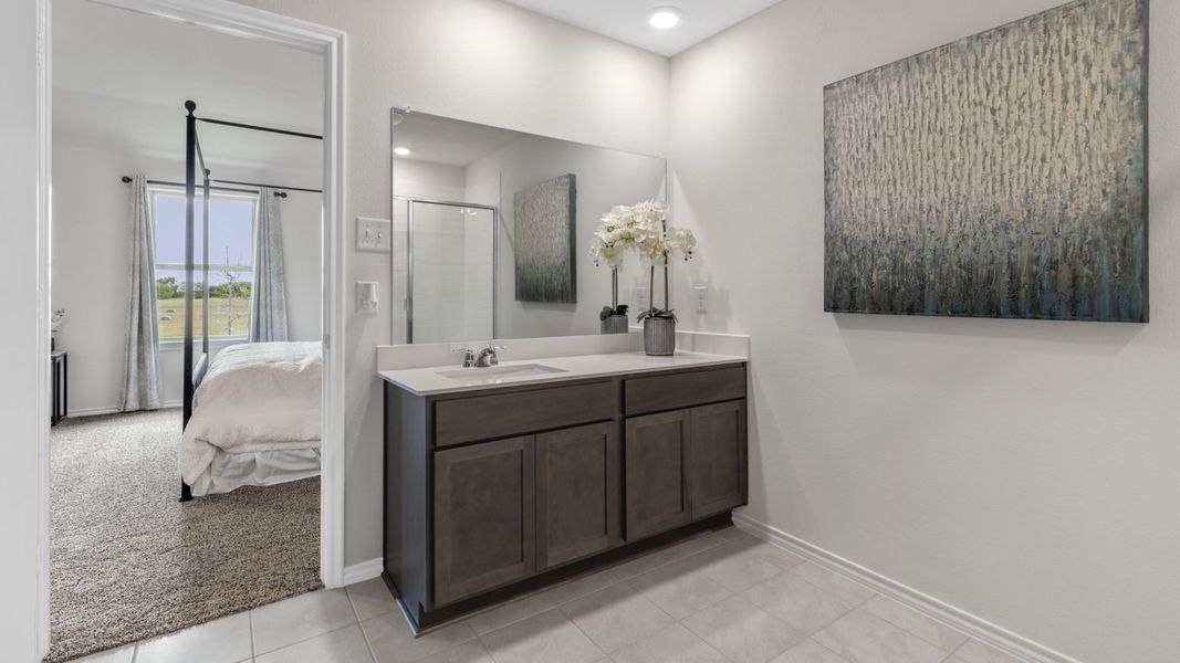 Furnished interior view inside a new home in Crane Crossing, Crandall (Image 12).