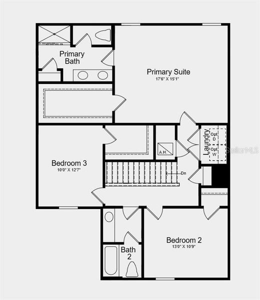 2D floor plan layout of this home in Solena, North Fort Myers, FL (Image 3). 2D floor plan layout of this home in Solena, North Fort Myers, FL (Image 3).
