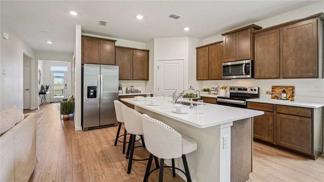 Furnished interior view inside a new home in Twisted Oaks, Wildwood (Image 8).