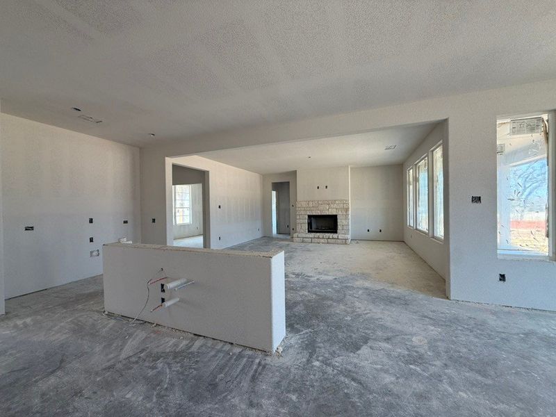 In-progress construction of a new home in Oak Grove Addition, Springtown, TX (Image 12). In-progress construction of a new home in Oak Grove Addition, Springtown, TX (Image 12).