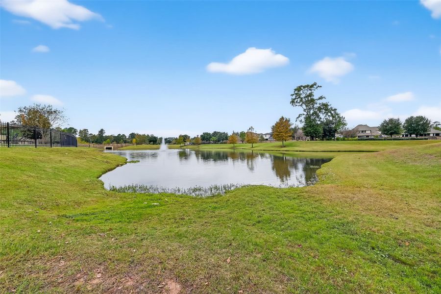 Beautiful pond by the main clubhouse