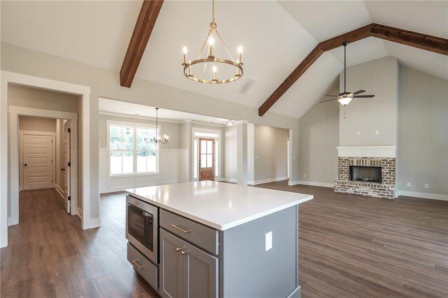 Furnished interior view inside a new home in , Social Circle (Image 6). Furnished interior view inside a new home in , Social Circle (Image 6).