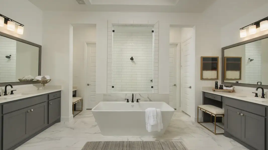 Furnished interior view inside a new home in Sweetgrass, Haslet (Image 11).