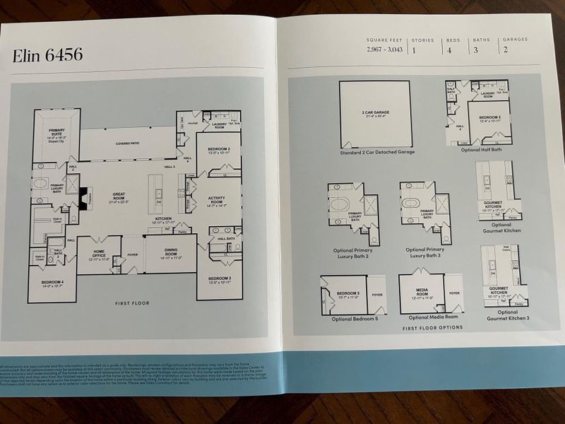 2D floor plan layout of this home in Lakeview, Waller, TX (Image 5).