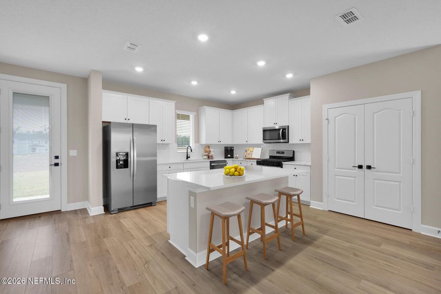 Furnished interior view inside a new home in , Jacksonville (Image 11).