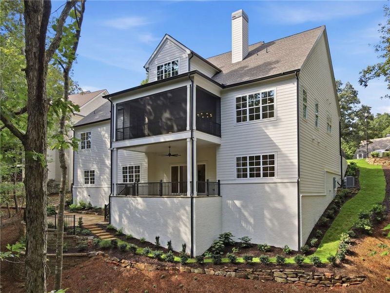 Exterior details and patio area of a home in , Dawsonville (Image 28).