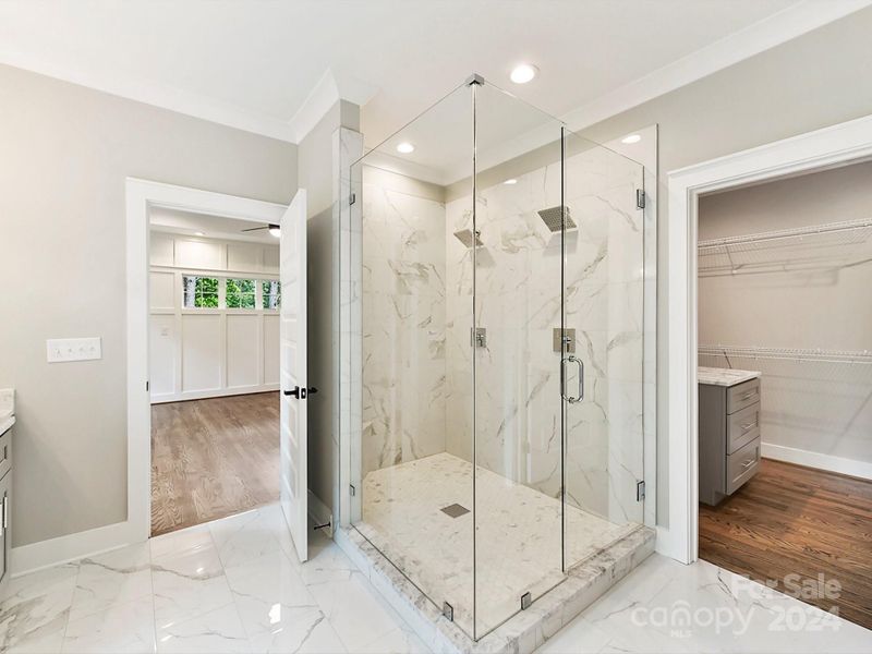 Frameless Shower in Primary Bath