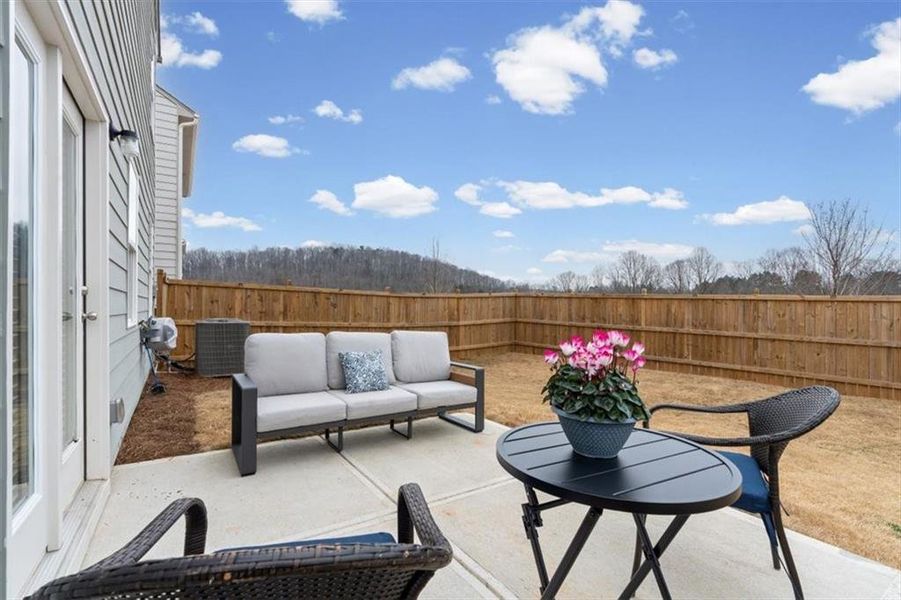 Exterior details and patio area of a home in , Dawsonville (Image 29).
