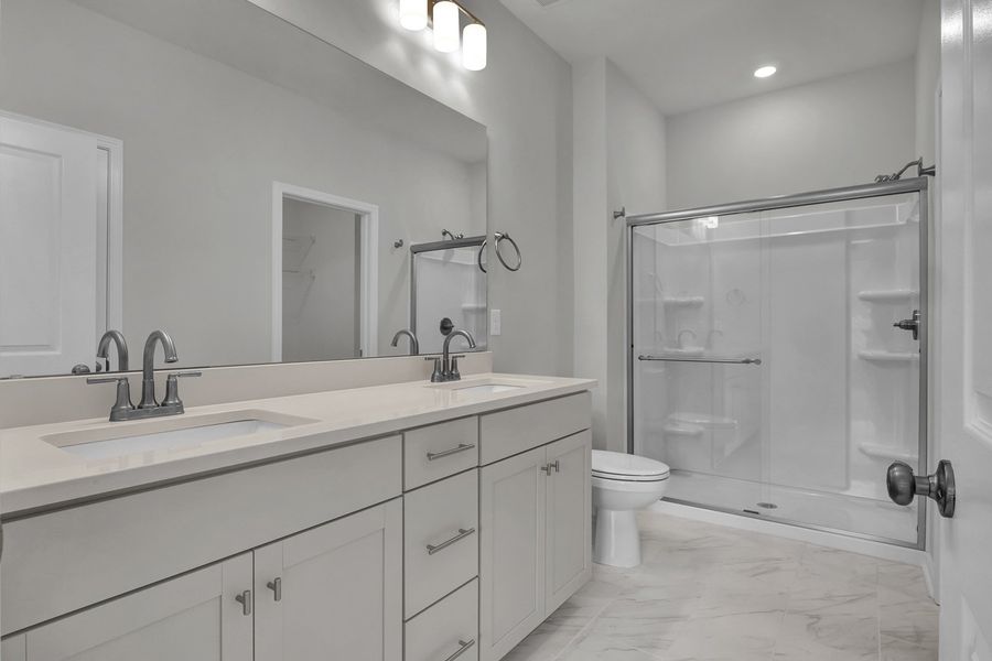 Furnished interior view inside a new home in Grand Park, Leland (Image 11). Furnished interior view inside a new home in Grand Park, Leland (Image 11).