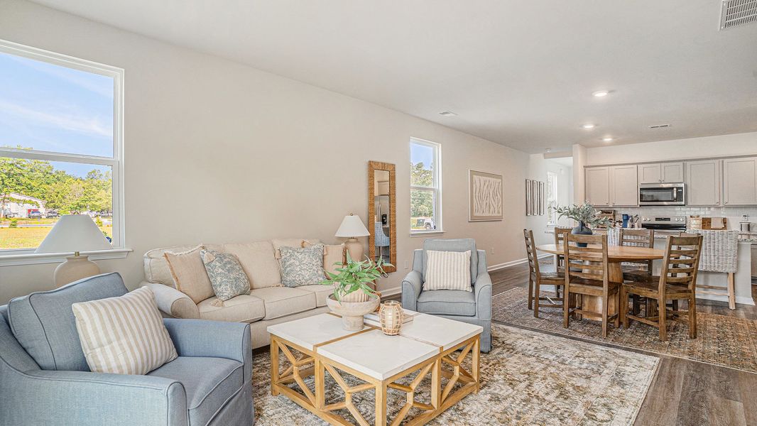 Furnished interior view inside a new home in Ridgefield, Conway (Image 8).
