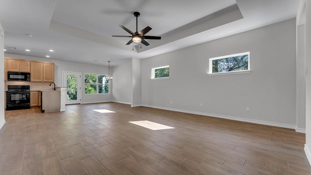 Spacious, unfurnished interior of a new home in , Marble Falls (Image 21). Spacious, unfurnished interior of a new home in , Marble Falls (Image 21).