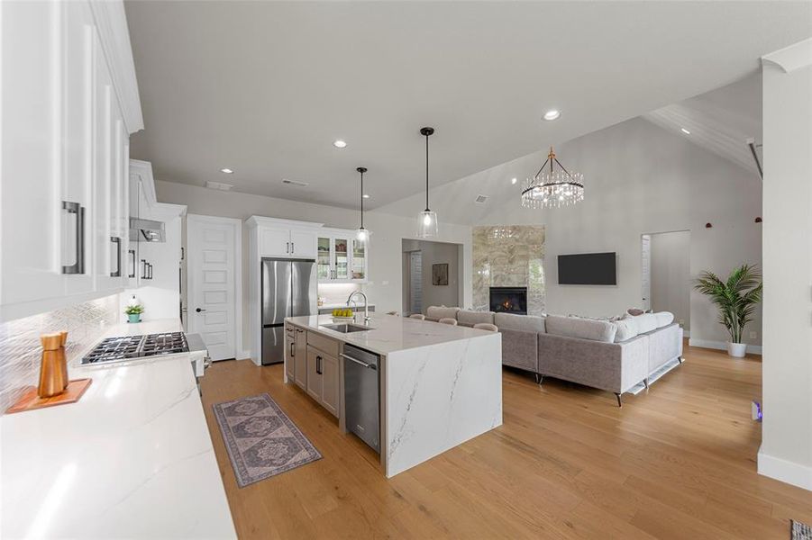 Furnished interior view inside a new home in , Frisco (Image 14).