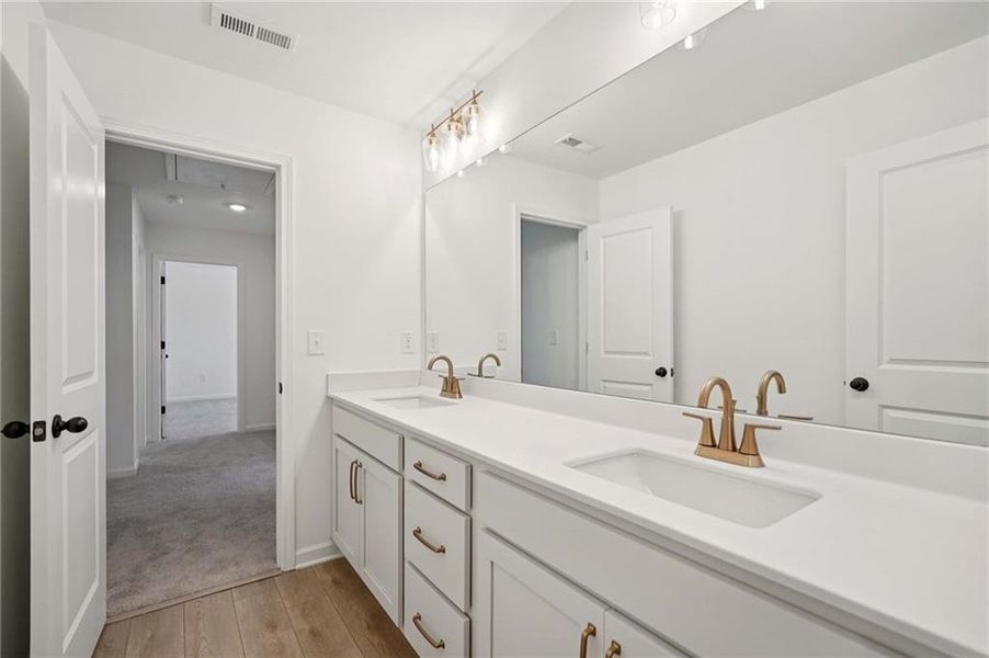 Furnished interior view inside a new home in Arbors at Richland Creek, Buford (Image 7).