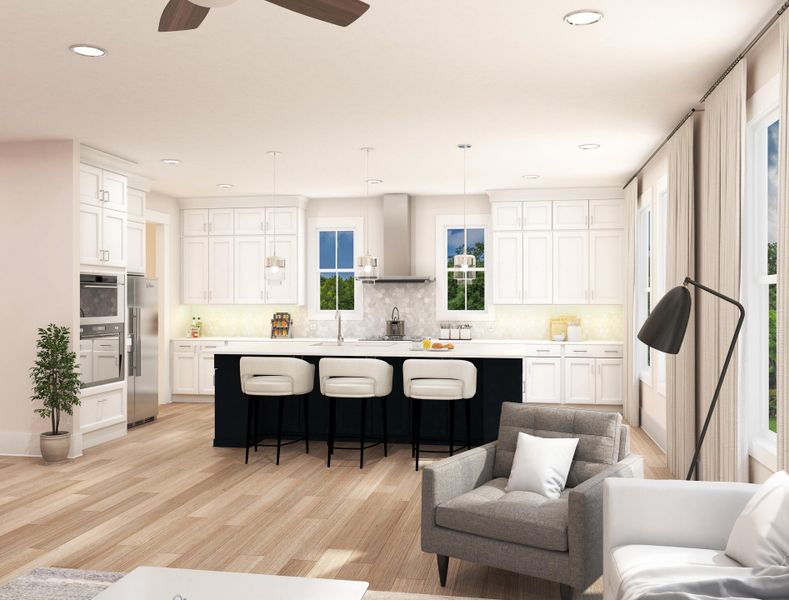 Furnished interior view inside a new home in , Mount Pleasant (Image 3). Furnished interior view inside a new home in , Mount Pleasant (Image 3).