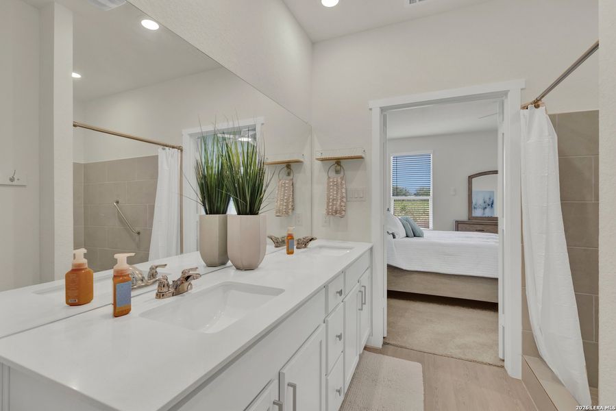 Furnished interior view inside a new home in Parkside, New Braunfels (Image 19).