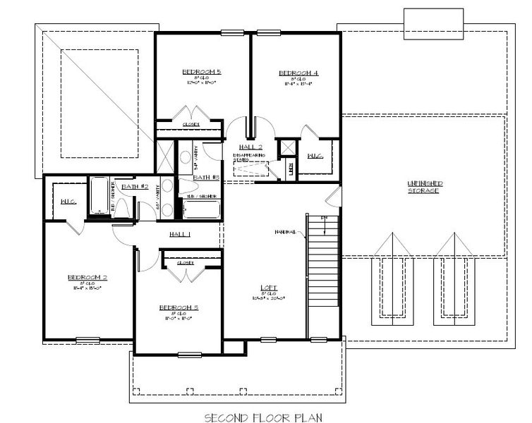 2D floor plan layout for the The Wilmington by Smith Family Homes in Savannah Highlands, Savannah, GA (Image 4).