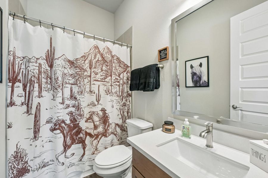 Furnished interior view inside a new home in , Cypress (Image 13).