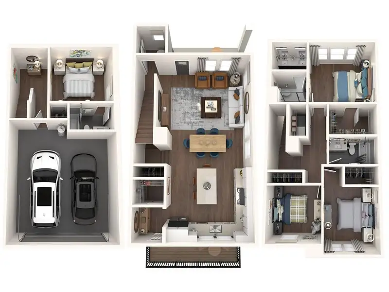 2D floor plan layout of this home in , Atlanta, GA (Image 4).