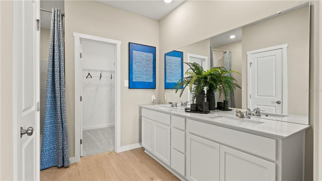 Furnished interior view inside a new home in , Clermont (Image 25).