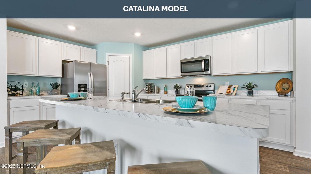 Furnished interior view inside a new home in Copes Landing, Jacksonville (Image 11). Furnished interior view inside a new home in Copes Landing, Jacksonville (Image 11).