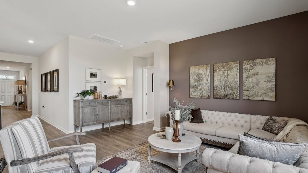 Furnished interior view inside a new home in Villages of Hunters Point, Lebanon (Image 9).
