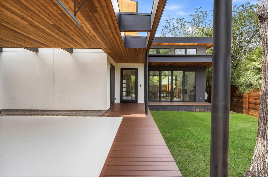 One of two private yards