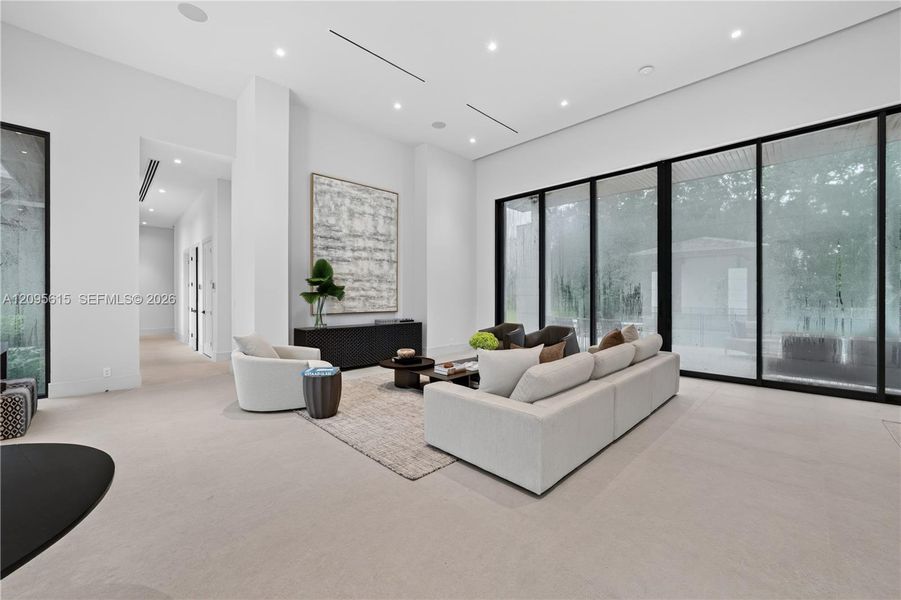 Furnished interior view inside a new home in , Miami (Image 11).