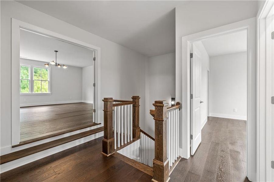 Spacious, unfurnished interior of a new home in Crossroads, Alpharetta (Image 23).