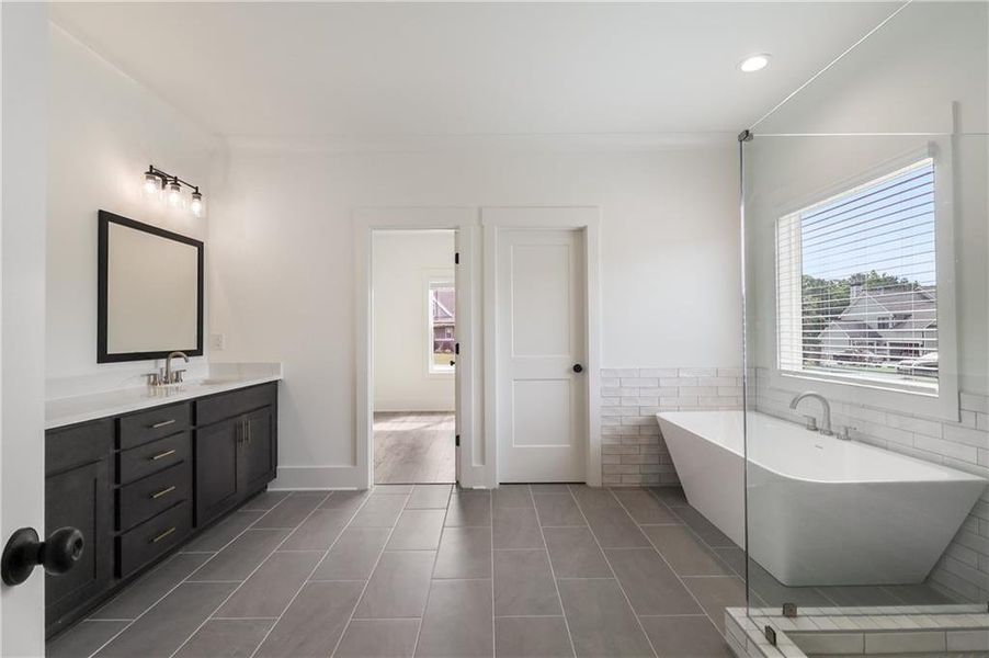 Furnished interior view inside a new home in Stonegate, Monroe (Image 10).
