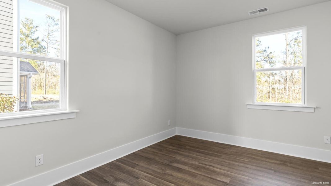 Spacious, unfurnished interior of a new home in The Haven at Indigo Preserve, Leland (Image 29).