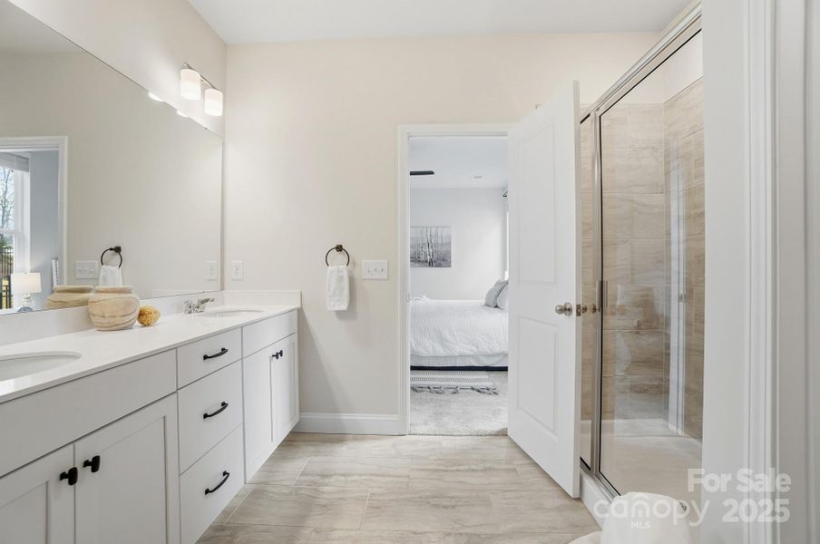 Furnished interior view inside a new home in , Cramerton (Image 27).