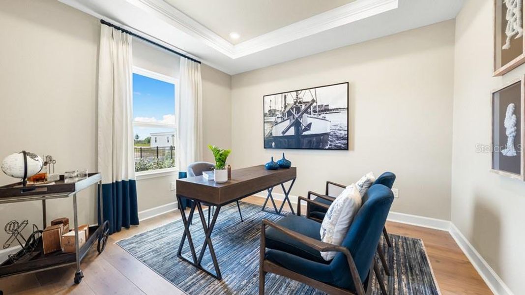 Furnished interior view inside a new home in Victoria Lakes, Odessa (Image 9). Furnished interior view inside a new home in Victoria Lakes, Odessa (Image 9).