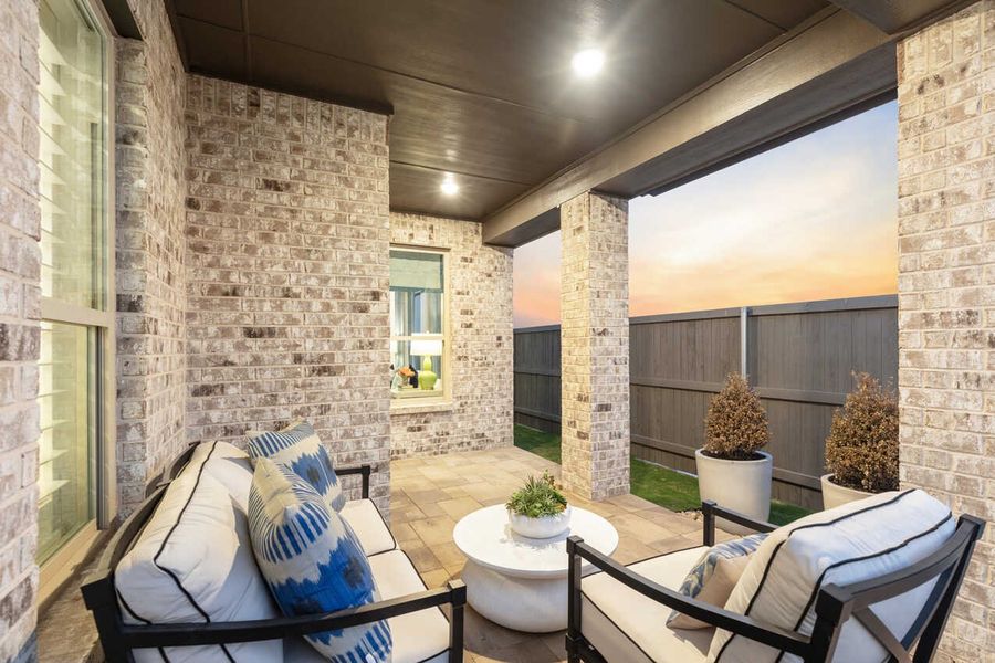 Representative Patio - some options shown Representative Patio - some options shown