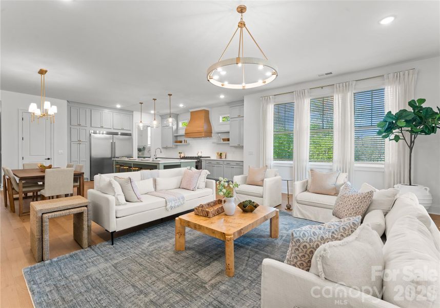 Furnished interior view inside a new home in , Locust (Image 18).