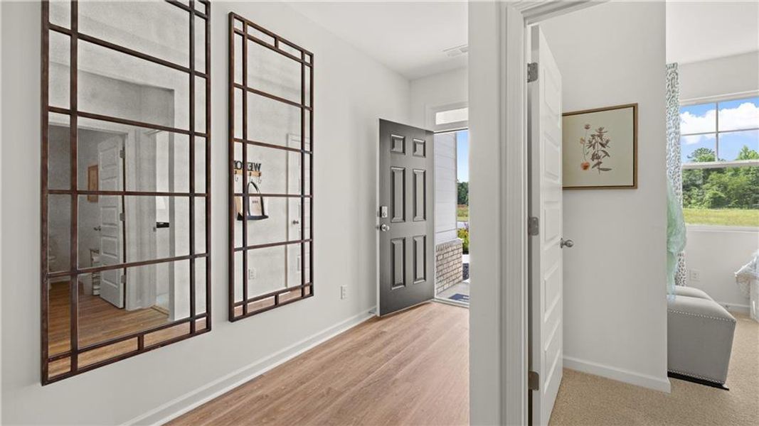 Furnished interior view inside a new home in Teamon Pointe, Griffin (Image 13).