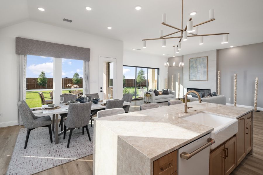 Representative furnished interior of a home built from the Jackson by UnionMain Homes in Cambridge Crossing, Celina (Image 19).