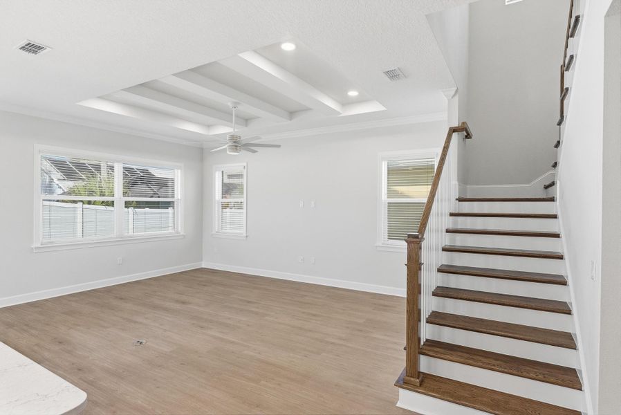 Representative unfurnished interior of a home built from the Bayview by SeaGate Homes in Beachview Cove, Ormond Beach (Image 58).