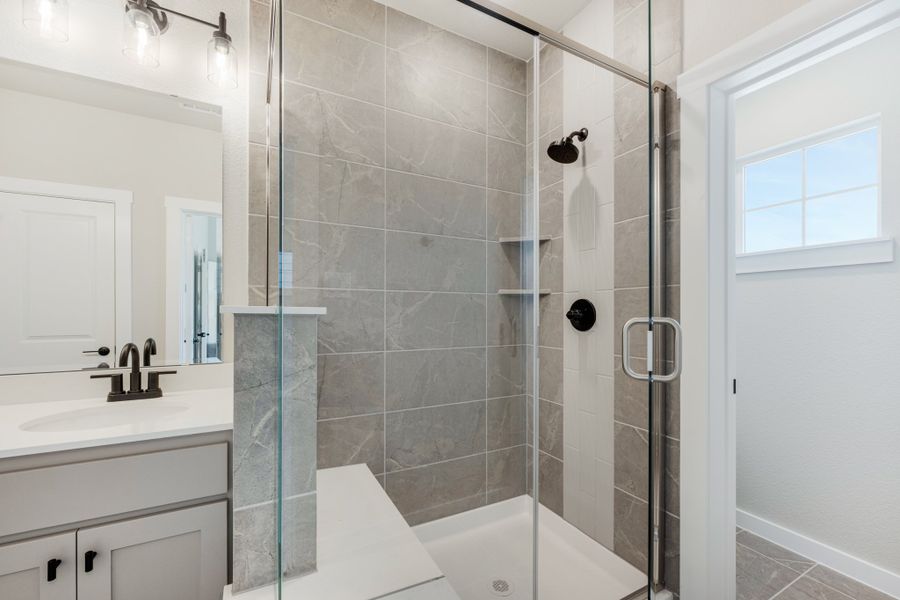 Furnished interior view inside a new home in Woodbridge Townhomes, Wylie (Image 19).