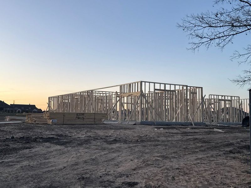 In-progress construction of a new home in Fannin Ranch, Leonard, TX (Image 3). In-progress construction of a new home in Fannin Ranch, Leonard, TX (Image 3).