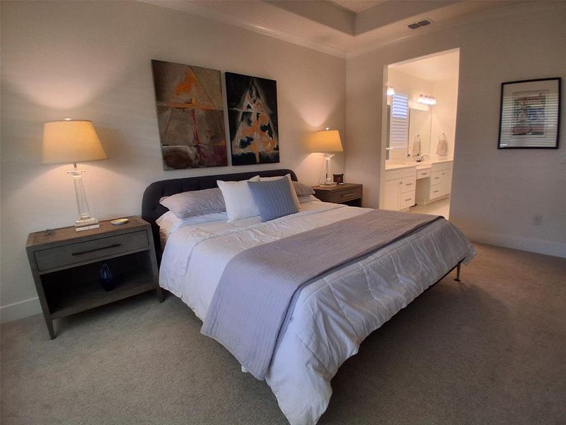 Furnished interior view inside a new home in , Denton (Image 14). Furnished interior view inside a new home in , Denton (Image 14).