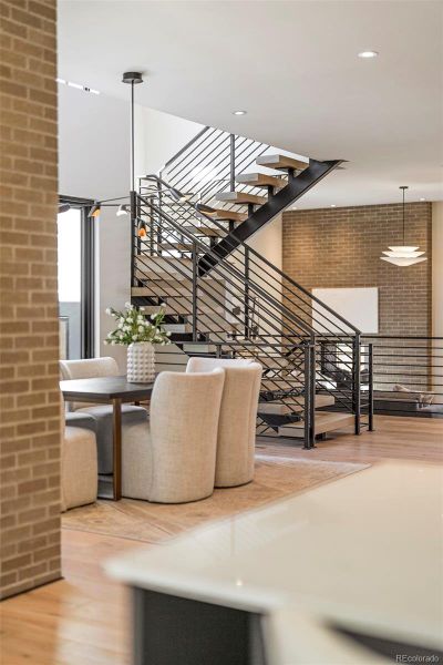 Dining alcove with terrace access