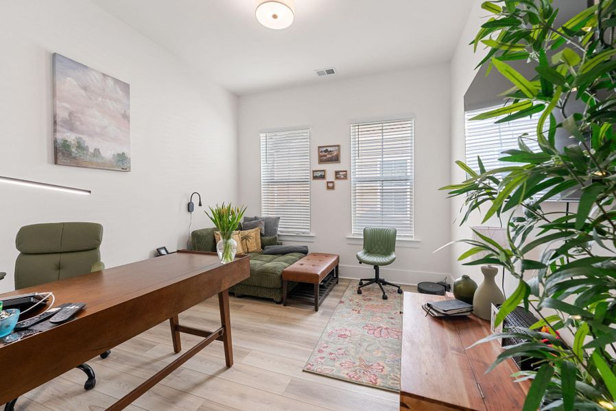Furnished interior view inside a new home in Summerwind Crossing at Lakes of Cane Bay, Summerville (Image 11).