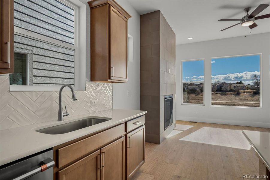 Furnished interior view inside a new home in Trailside at Cottonwood Creek, Colorado Springs (Image 28).