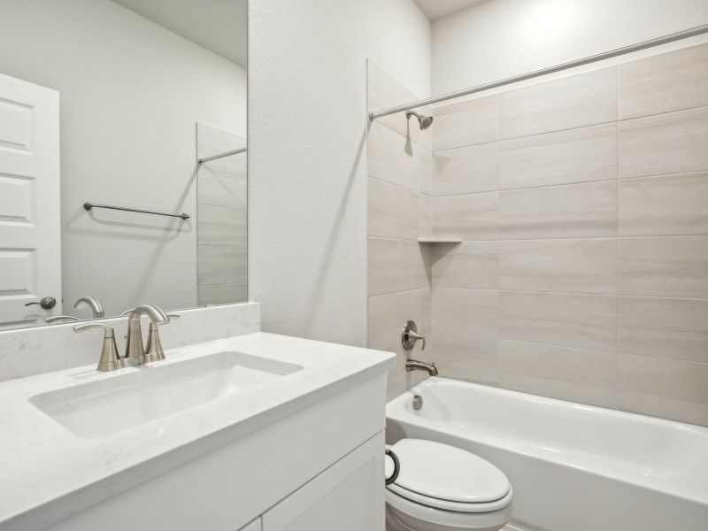 Furnished interior view inside a new home in Opal Meadows, Kyle (Image 3).