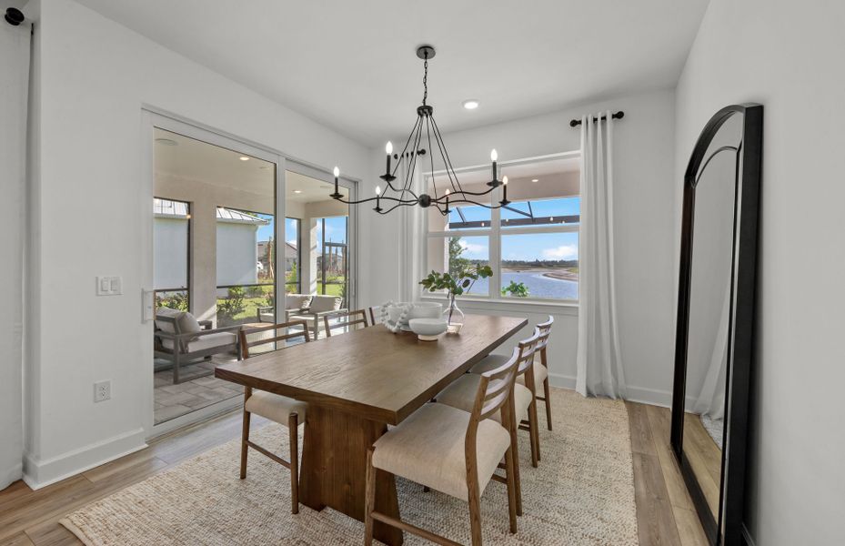 Representative furnished interior of a home built from the Mystique Grande by Del Webb in Del Webb Naples, Ave Maria (Image 21).